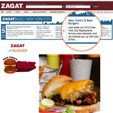 Zagat review